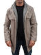 Herren Mantel Beige