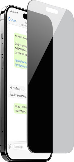 Puro Tempered Glass Puro Privacy Tempered Glass Iphone 16 Plus Iphone 15 Plus