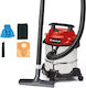 Einhell Tcvc 1812/1 S Vacuum Wet / Dry 1250W with Stainless Bin 12lt