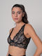 Milena by Paris Women's Bralette Bra Black