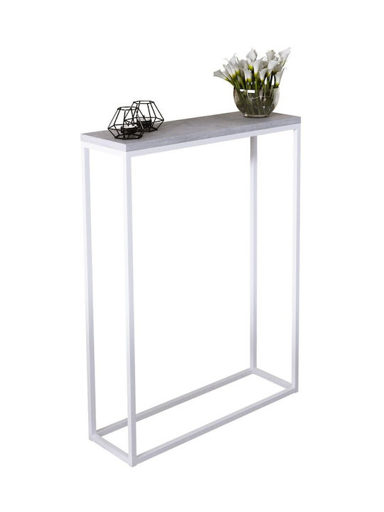 Peso Wooden Console Table White L60xW20xH80cm