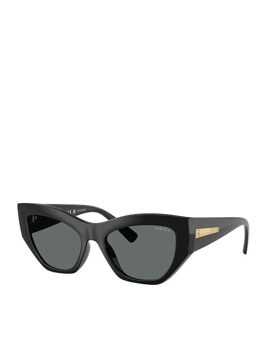 Vogue Women's Sunglasses with Black Plastic Fra...