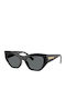 Vogue Women's Sunglasses with Black Plastic Frame and Black Lens VO5607S W44/81