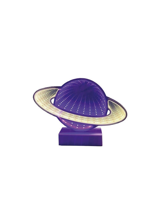 LED-Batterielampe + USB Planet