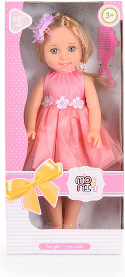 Moni Toys Doll 38 Cm Doll Pretty Girl Peach Ls1502-7 3801005601059