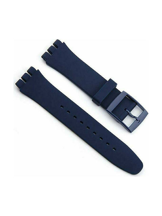 Rubber Strap Blue 19mm