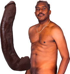Doc Johnson Realistisches Dildo Braun 34cm