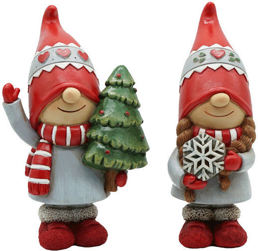 Weihnachtliche Figur Zwerge Länge 9cm
