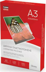 Typotrust Laminating Sheets A3 125 Microns Typotrust Laminating Sheets A3 125 Microns