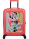 American Tourister DashPop Valiză De Călătorie Pentru Copii De Cabină Tough Roz Cu 4 Roți Înălțime 55cm
