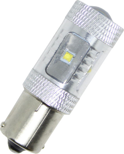 Lamps Car BA15S / P21W LED White 5W 1pcs
