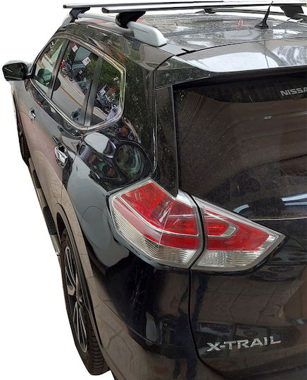 Nordrive Μπάρες Οροφής Αλουμινίου για Nissan X-Trail 2014+ (Σετ με πόδια)