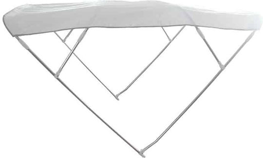Four Marine Stainless Steel Boat Canopy L255xW240xH140cm Silver
