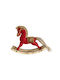 Christmas Wooden Figure Horse Height 18cm