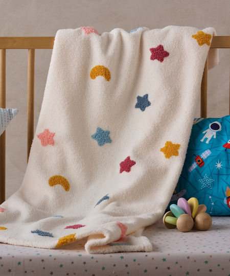 Kentia Pătură Pătuț Astero 12 Multi Tricotat Multicolor Multi 100x140cm