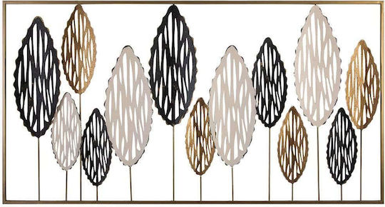 Διακοσμητικό Τοίχου Best 279enz2569 114x4x60cm Multi-gold Wallity Μέταλλο