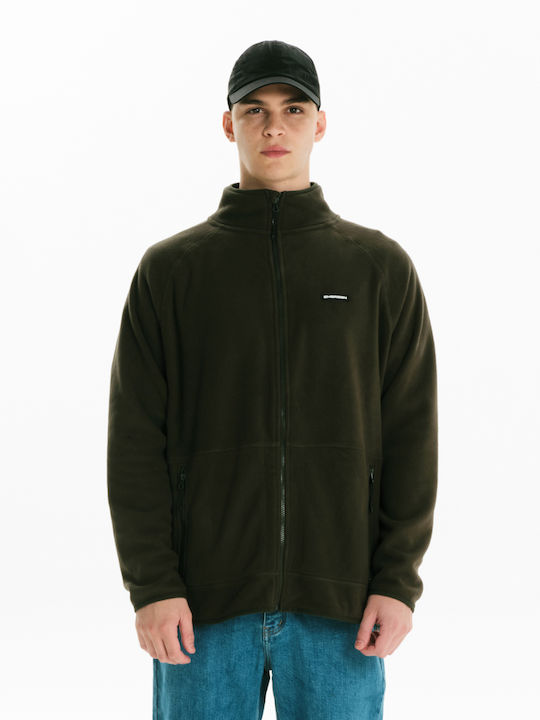 Emerson Men's Fleece Cardigan Green
