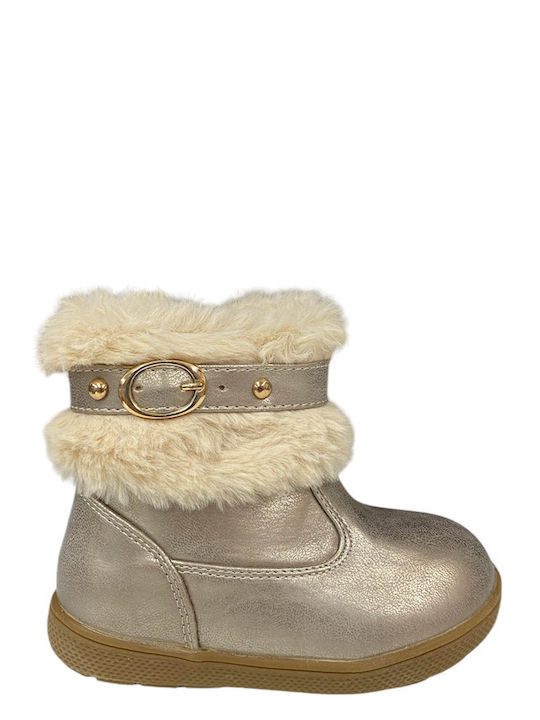 Kids Boots Gold