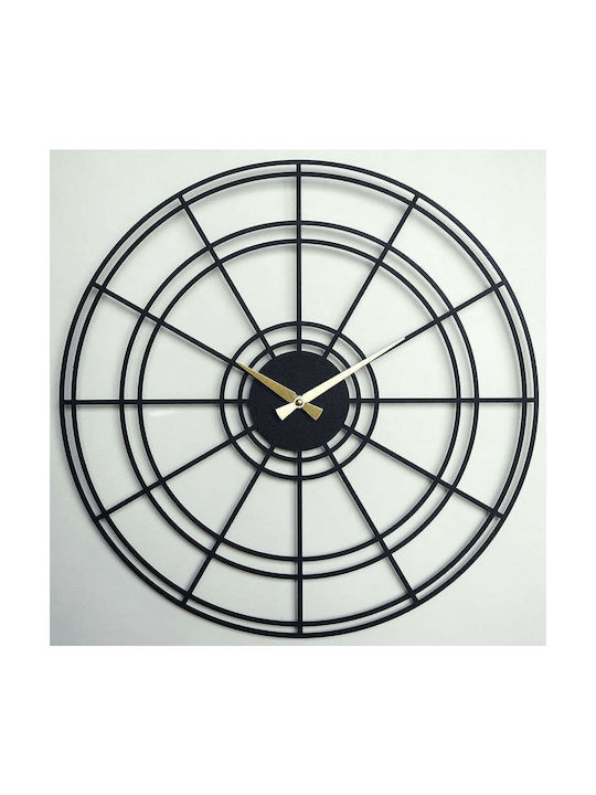 Wallity Wall Clock Black Ø70cm