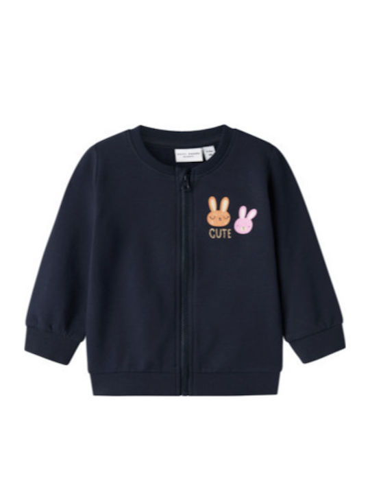 Name It Kids Sweatshirt Cardigan Cotton Dark Sa...