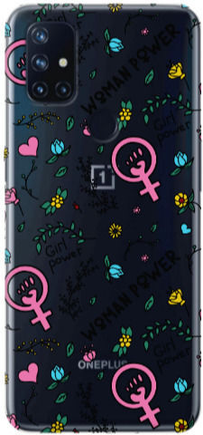 Oneplus Nord 10 Woman Power Transparent Silicone Tpu Θήκη