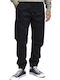 Trousers Chino Elastic in Baggy Line Black