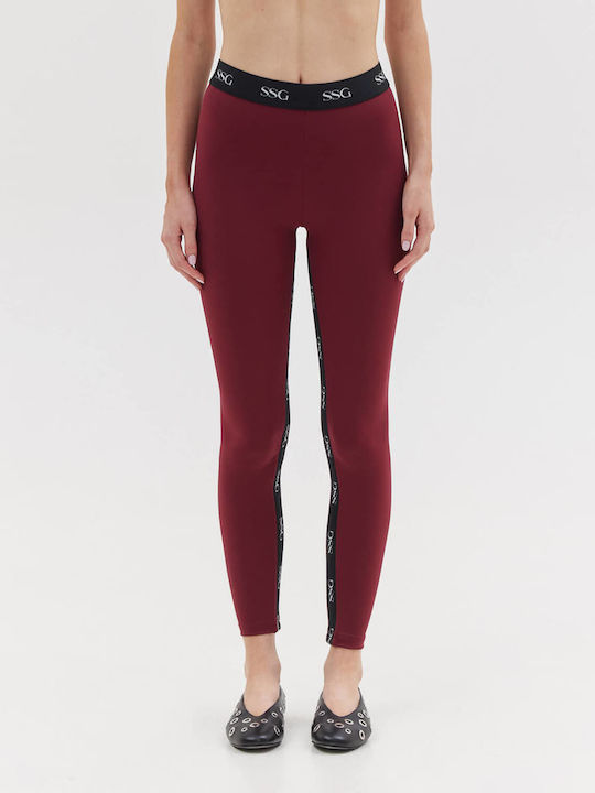 SunsetGo! Women's Cropped Legging Red