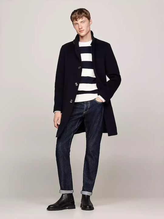 Tommy Hilfiger Herren Mantel Blue