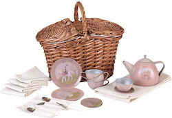 Picnic Basket Metal Tea Set Princess Egmont Toys