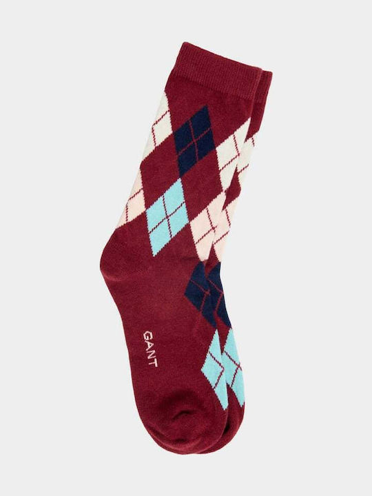 Gant Argyle Дамски Чорапи Бордо 1Пакет