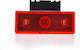 Lumină de poziție LED 1413 W201 12v-24v roșu Was