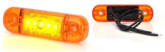 Led Position Light 711 W97.2 12v-24v Orange Was