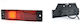 Led Position Light 1236 W45ns 12v-24v Red Was