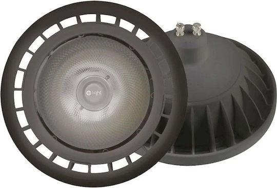 Eco-Light LED Bulb AR111 10W GU10 3000K Grey