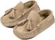 Babywalker Baptism Leather Moccasins