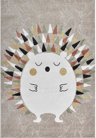 Carousel Hedgehog Παιδικό Χαλί Γκρι 160x230cm