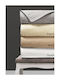 Beauty Home Waffle Decke Piqué Übergröße 230x240cm Weiß E1105-Weiß
