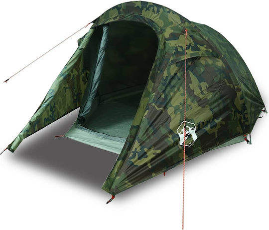 vidaXL Summer Camping Tent Tunnel Green for 2 People 272x233x90cm Variation
