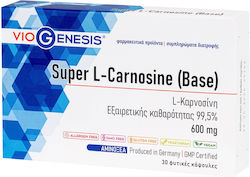 Viogenesis Super L-carnosine 600mg 30 Herbal Capsules