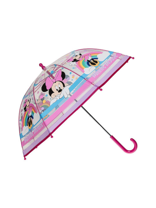 Disney Kinderregenschirm Gebogener Handgriff Mehrfarbig mit Durchmesser 45cm