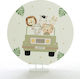 Suport decorativ din lemn Safari 70x70cm 2344-1