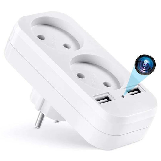 Cameră Spion Iuni Ad1 Adaptor Dual 32 Gb Wi-fi Full Hd Senzor de Mișcare