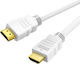 Cabletime Cable HDMI male - HDMI male 1m Λευκό