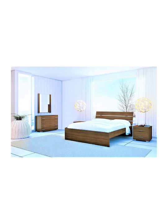Schlafzimmer Set Note Walnut 150x200cm 5Stück