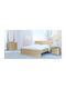 Σετ Комплект Спалня Нота Oak 150x190бр 5бр