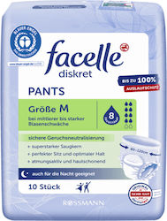 Facelle Σερβιέτες Ακράτειας 10τμχ