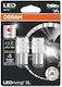 Set 2 Becuri Auxiliare LED 12V P21/5W Roșu Bli Osram