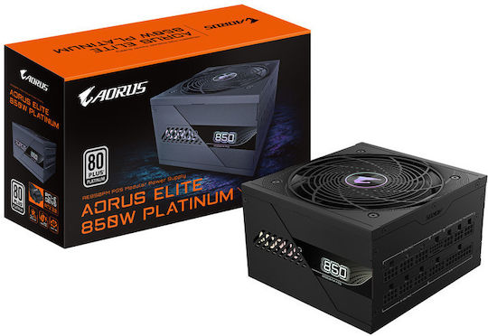 Gigabyte Aorus Elite P850W 850W Μαύρο Τροφοδοτικό Υπολογιστή Full Modular 80 Plus Platinum