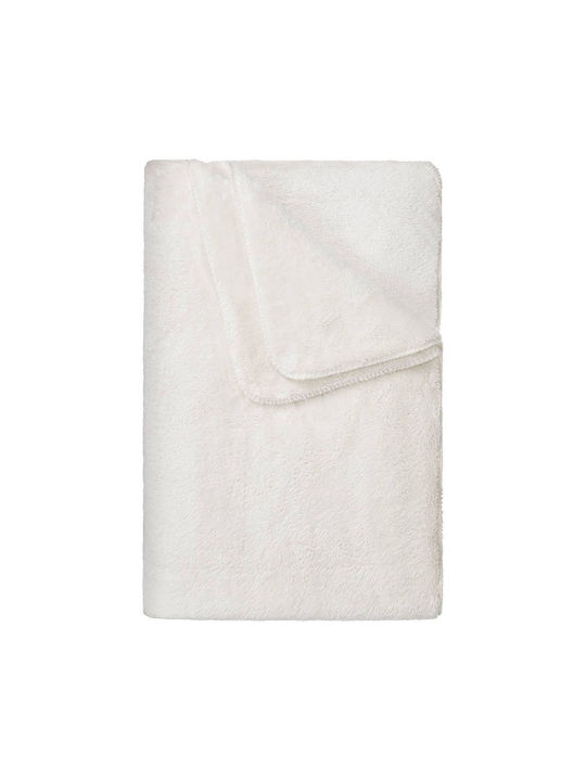 Butlers Lords Velvet Blanket Single 150x200cm Light Beige