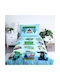 Minecraft Icons Jerry Set Kids Duvet Cover Single with Pillowcase Cotton Light Blue 140x200cm
